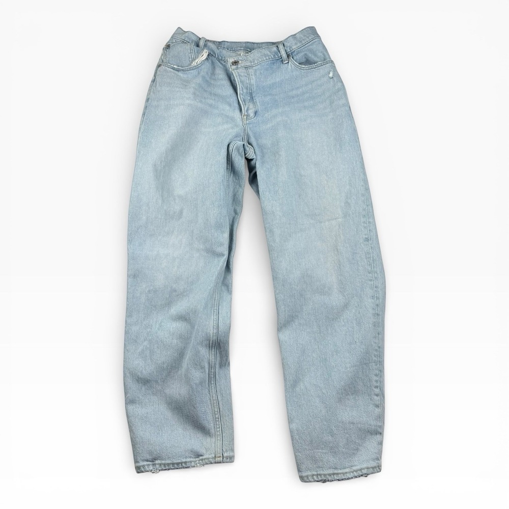 Abercrombie & Fitch Women's Jeans "The Dad" High Rise Denim 32x30 Reg. Buttonfly